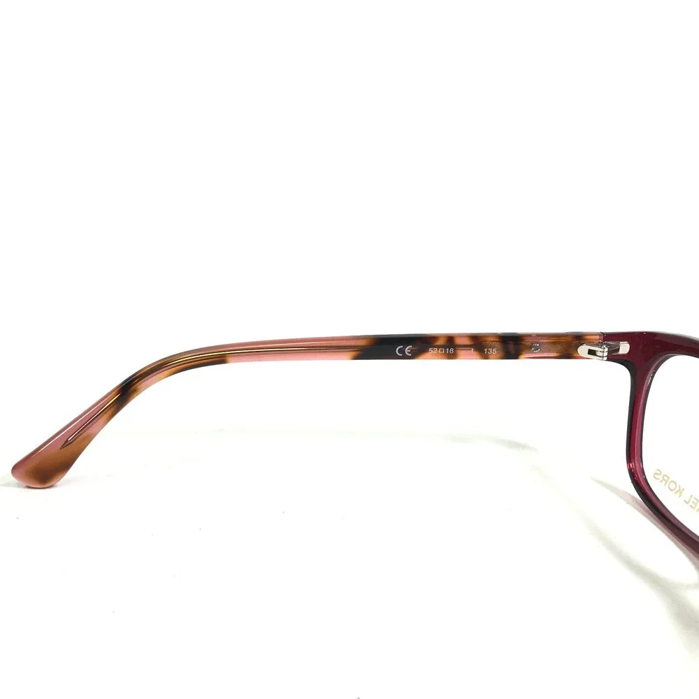 Michael Kors Eyeglasses Frames MK281 618 Red Brown Tortoise Square 52-18-135